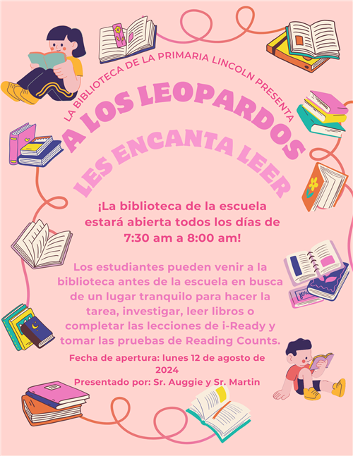 Library hours spanish
